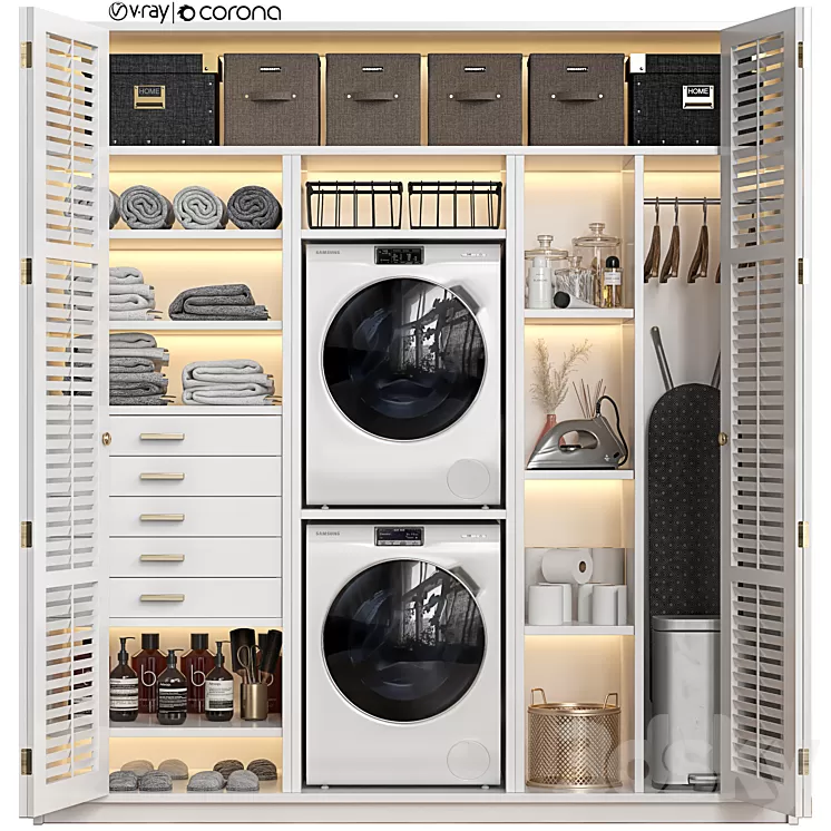 Laundry Room 02 3D Model