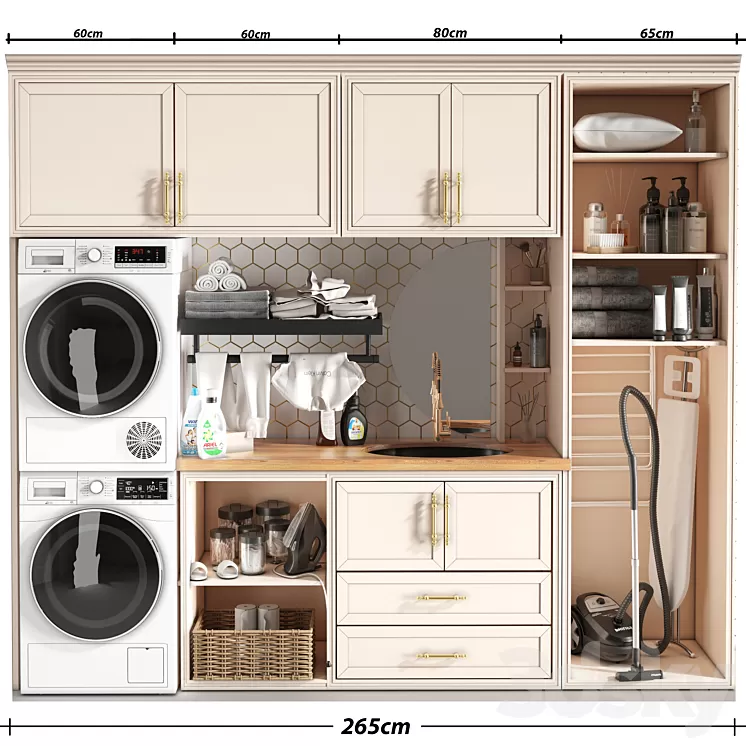 Laundry room_vol05 3D Model Free Download Laundry room_vol05 3D Model Free Download