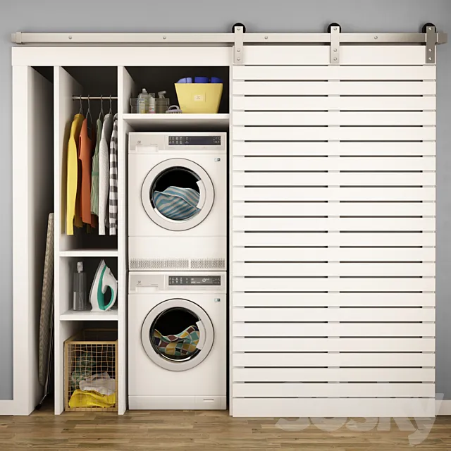 LAUNDRY SET I Laundry_03 3D Model