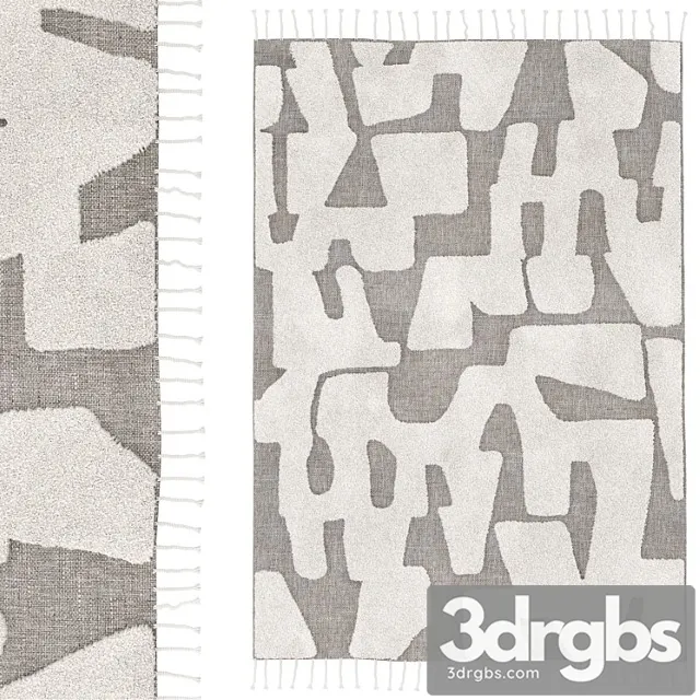 Launita Wool And Cotton Carpet 3D Model Download