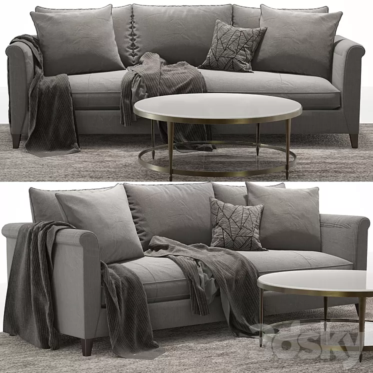 LAURA KIRAR SOFA 3D Model LAURA KIRAR SOFA 3D Model