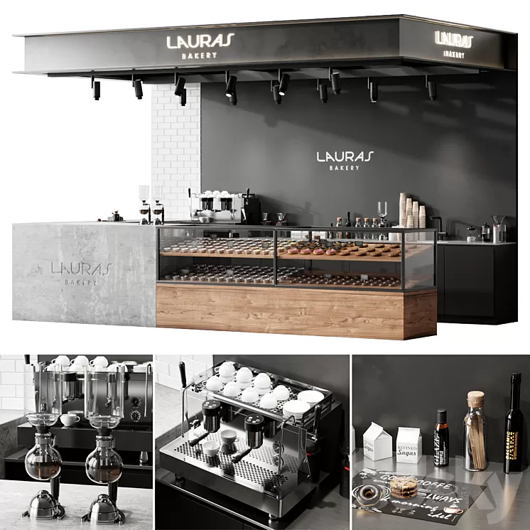 lauras Bakery 3D Model Free Download