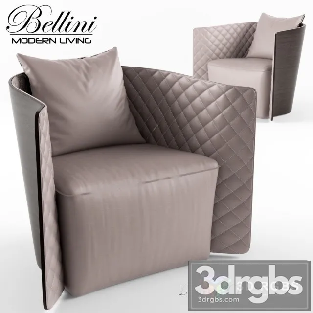 Lauren Club Armhair 3D Model Download