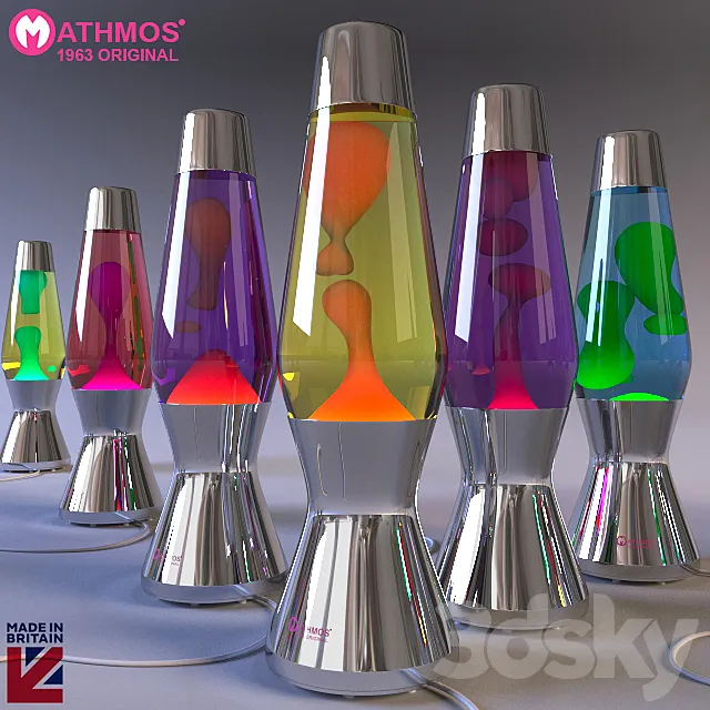 Lava lamp Mathmos Astro 3DModel