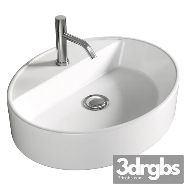 Lavabo Da Appoggio Con Foro Rubinetto Londra Ovale 50 Olympia 3D Model Download Lavabo Da Appoggio Con Foro Rubinetto Londra Ovale 50 Olympia 3D Model Download