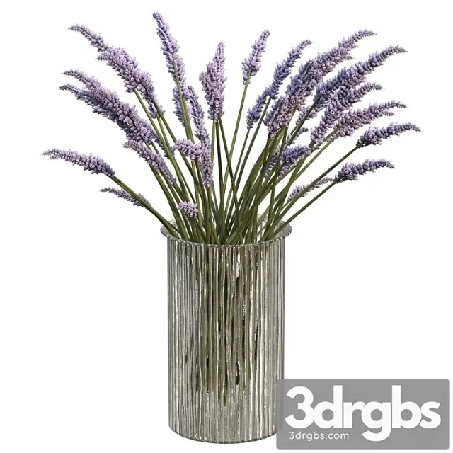 Lavender Bouquet 4 3D Model Download