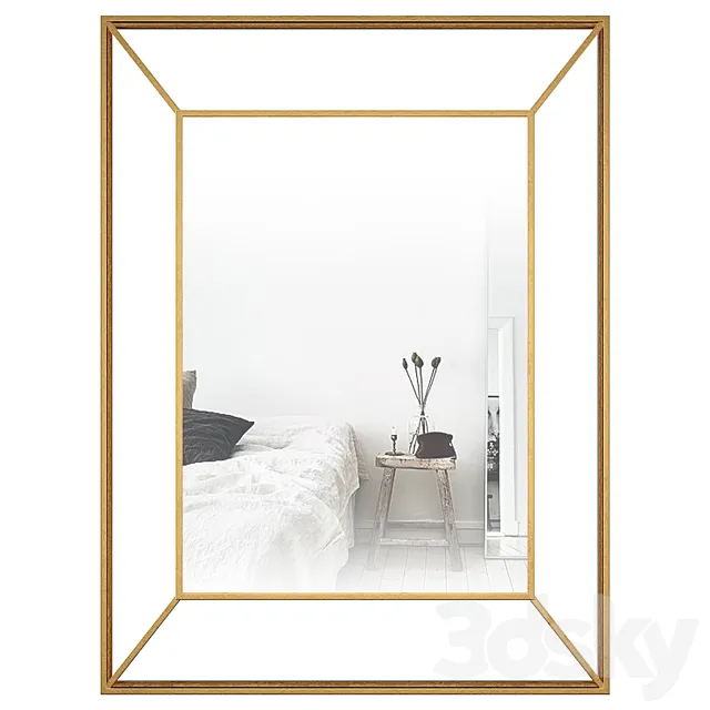 Lavigne Traditional Accent Mirror W000531828 3D Model Lavigne Traditional Accent Mirror W000531828 3D Model