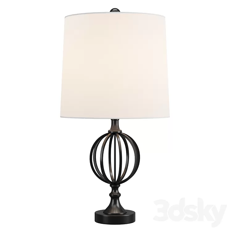 Lavish Home Table Lamp 3D Model Lavish Home Table Lamp 3D Model