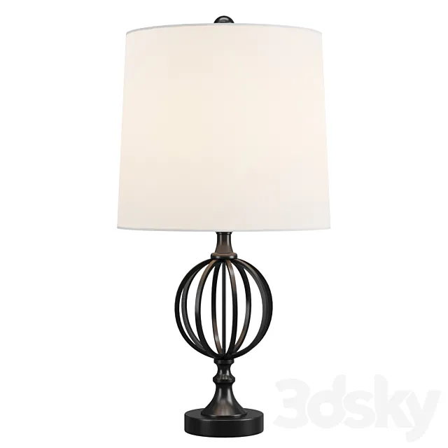 Lavish Home Table Lamp 3DModel