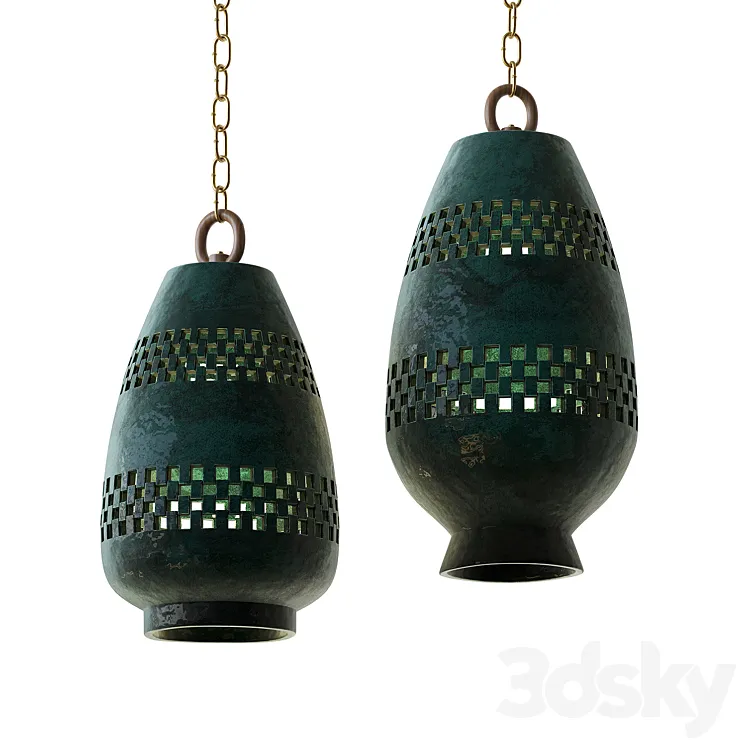 Laviva Home Pendant Atzompa Collection 2 3D Model Free Download