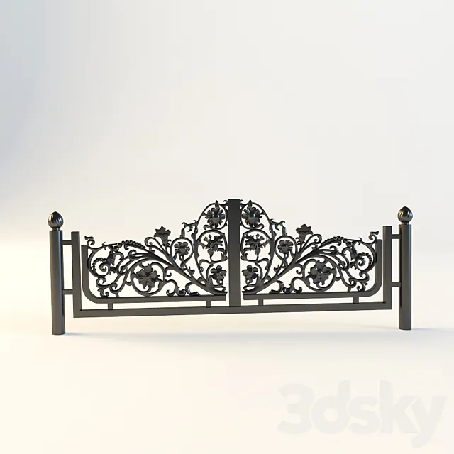 Lawn fence og 06 3D Model Lawn fence og 06 3D Model