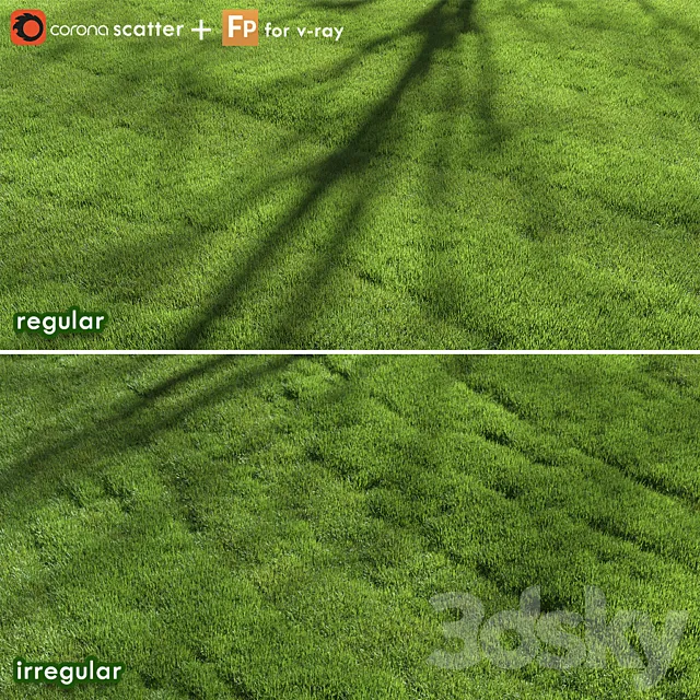 lawn grass 3D Model lawn grass 3D Model