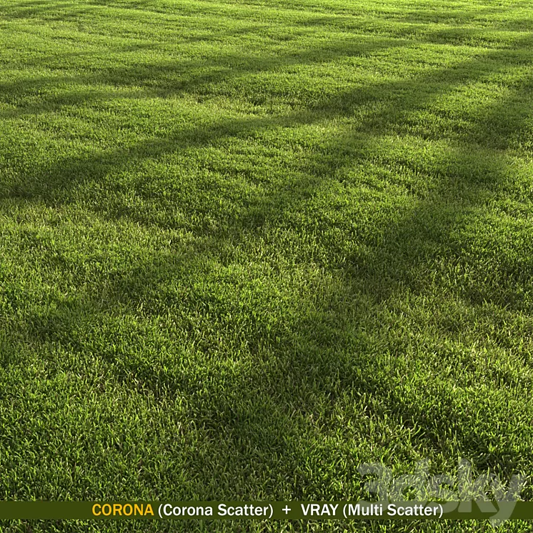lawn landscape 3D Model Free Download