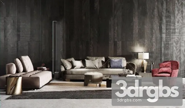 Lawrence Moderm Sofa 3D Model Download Lawrence Moderm Sofa 3D Model Download