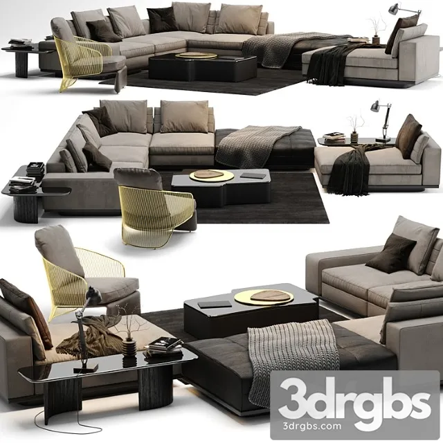 Lawrence sofa 2 3D Model Download Lawrence sofa 2 3D Model Download