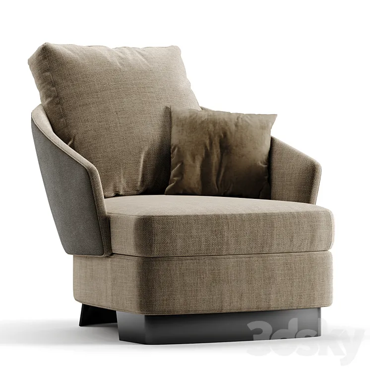 LAWSON armchair – Minotti 3D Model Free Download LAWSON armchair – Minotti 3D Model Free Download