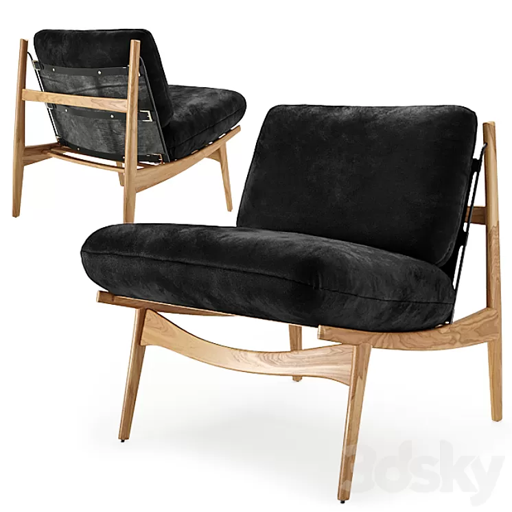 Lawson-Fenning Maker's Lounge Chair 3D Model