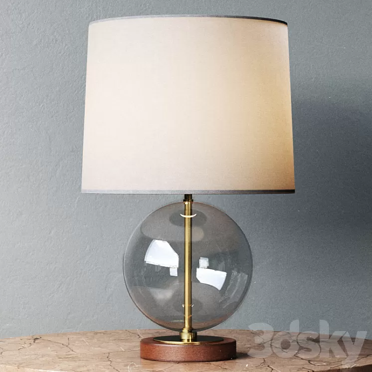 Lawson Table Lamp 3D Model Lawson Table Lamp 3D Model