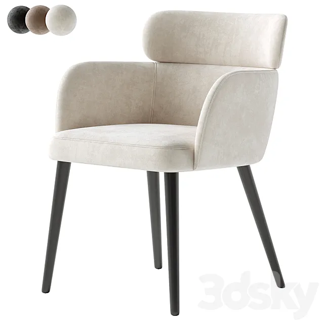 LAY armchair 3D Model LAY armchair 3D Model