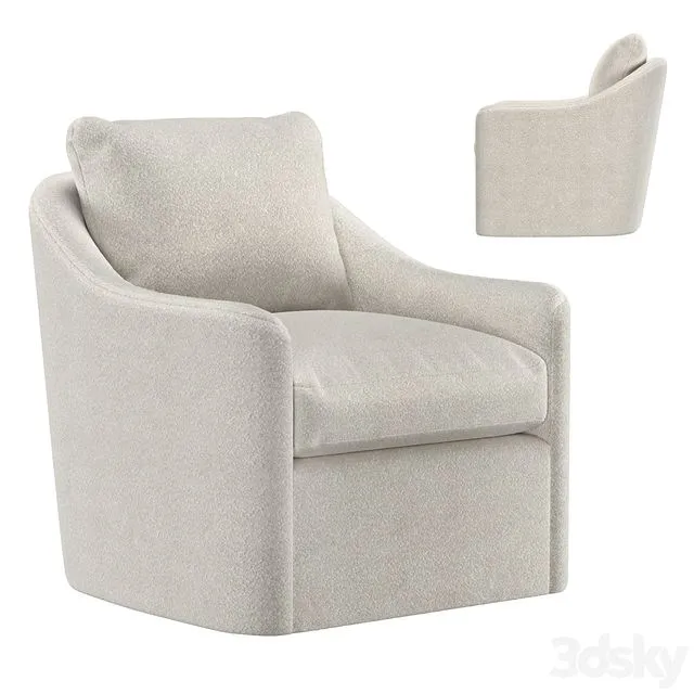 LAYA SWIVEL CHAIR 3D Model LAYA SWIVEL CHAIR 3D Model