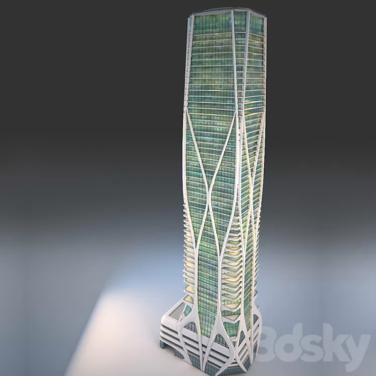 Layout of the building 3D Model