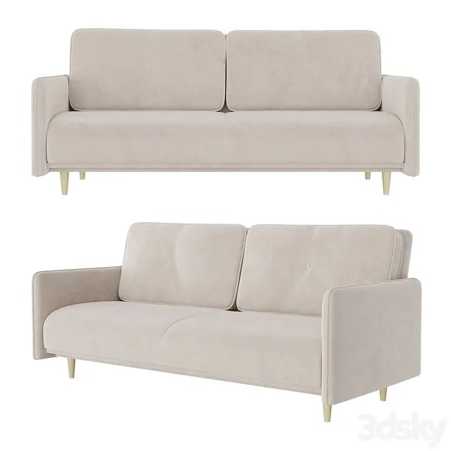 Lazurit sofa bed Bloomber 3D Model Lazurit sofa bed Bloomber 3D Model
