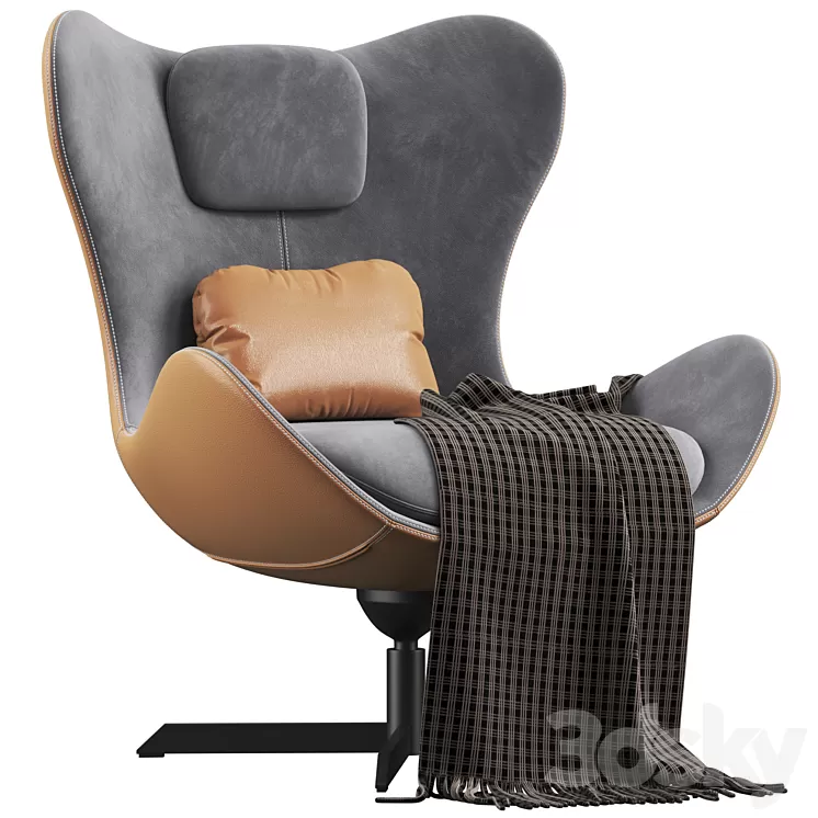Lazy armchair 3D Model Lazy armchair 3D Model