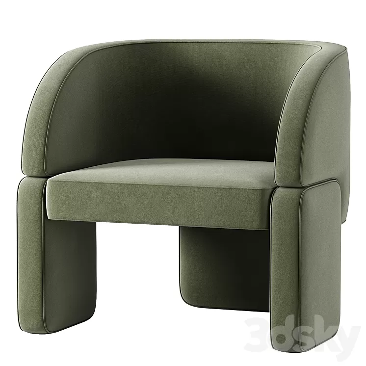 LAZYBONES LOUNGE Chair 3D Model LAZYBONES LOUNGE Chair 3D Model