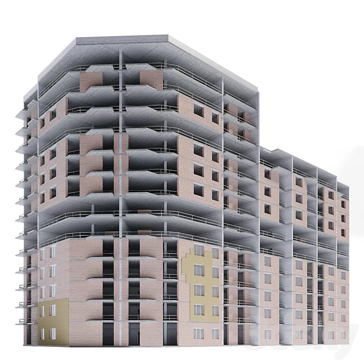 LCD under construction 3D Model