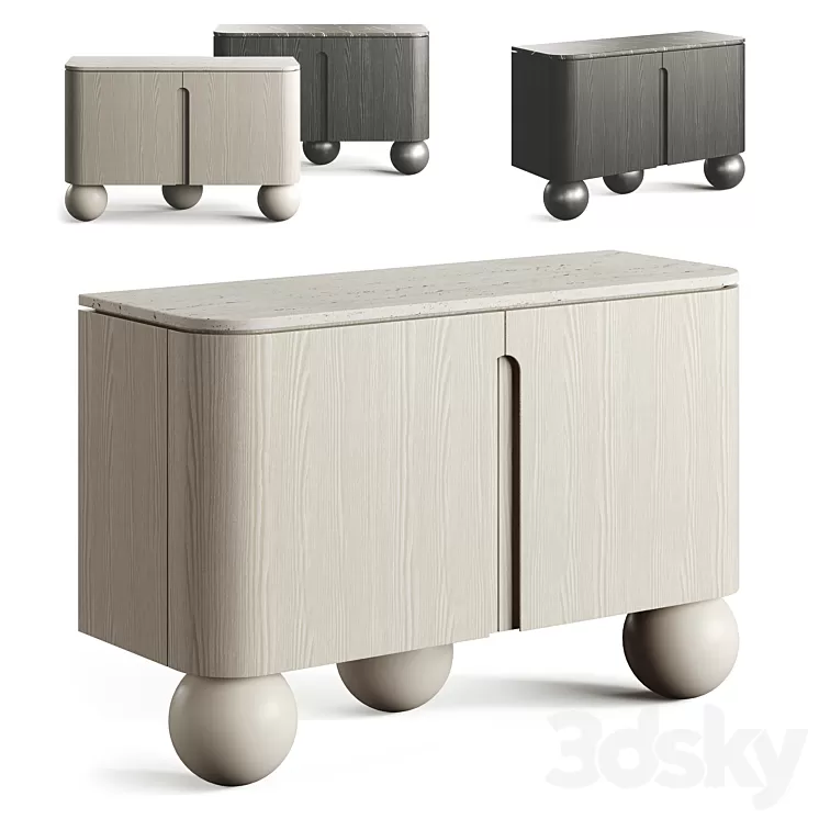 Le Berre Vevaud Olbia Commode 3D Model Free Download