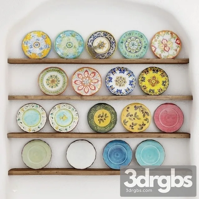 Le Cadeaux Plate 3D Model Download