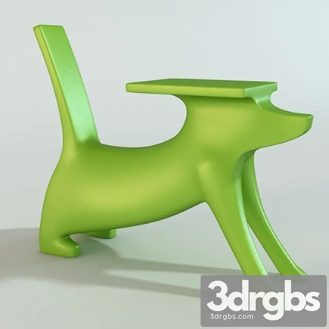 Le Chien Savant Desk 3D Model Download