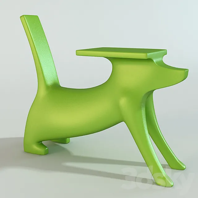 Le Chien Savant desk 3D Model