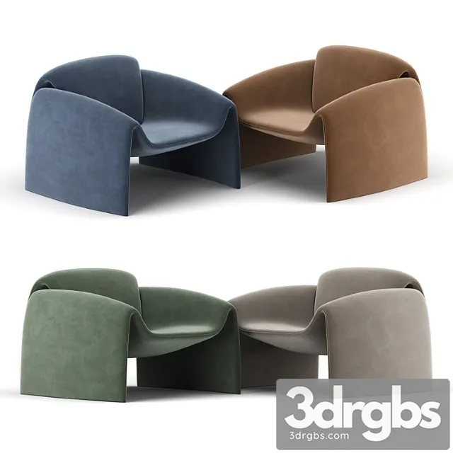 Le club armchair by poliform