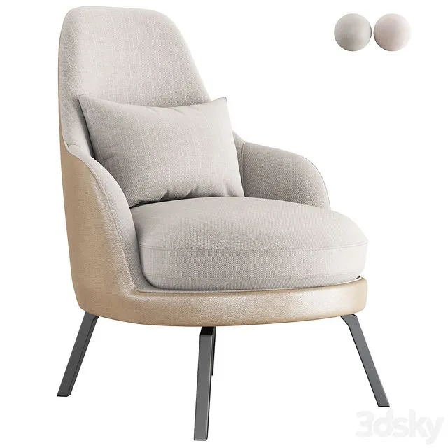 Le Comfort Air armchair 3D Model