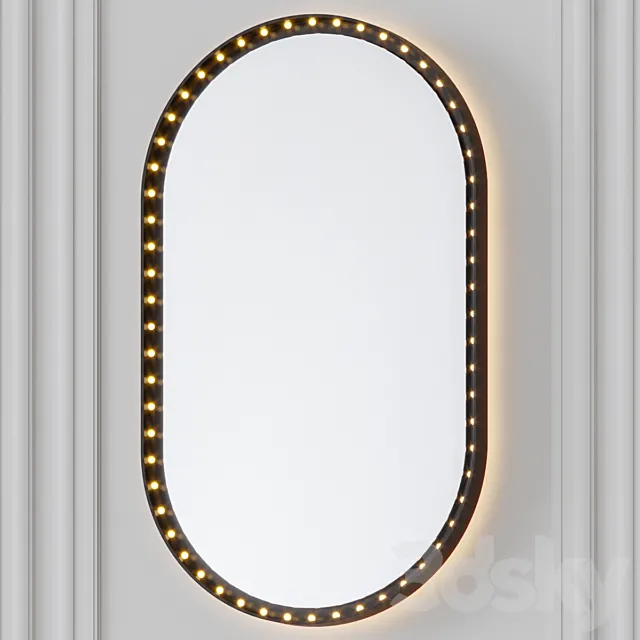 Le Deun Luminaires Vanity Oval – Wall Mirror 3D Model