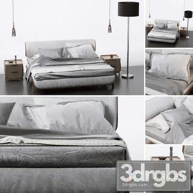 Le Fablier Sunrise Bed 3D Model Download