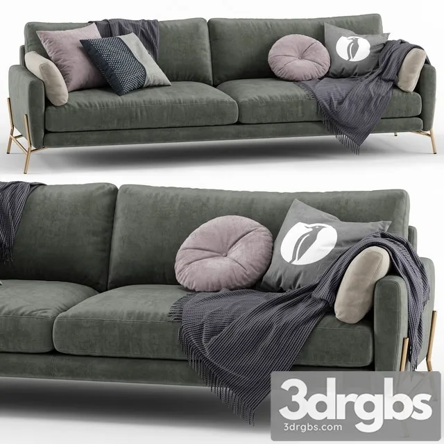 Le Marais 3Seater Maxi Sofa 3D Model Download Le Marais 3Seater Maxi Sofa 3D Model Download