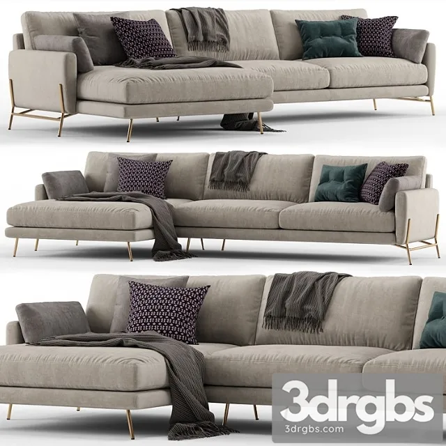 Le marais sofa – calligaris 2 3D Model Download Le marais sofa – calligaris 2 3D Model Download
