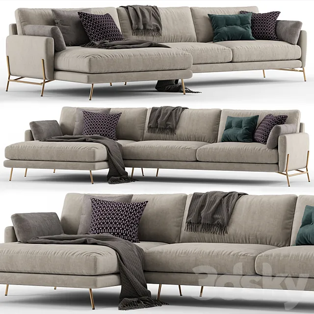 Le Marais sofa – Calligaris 3D Model