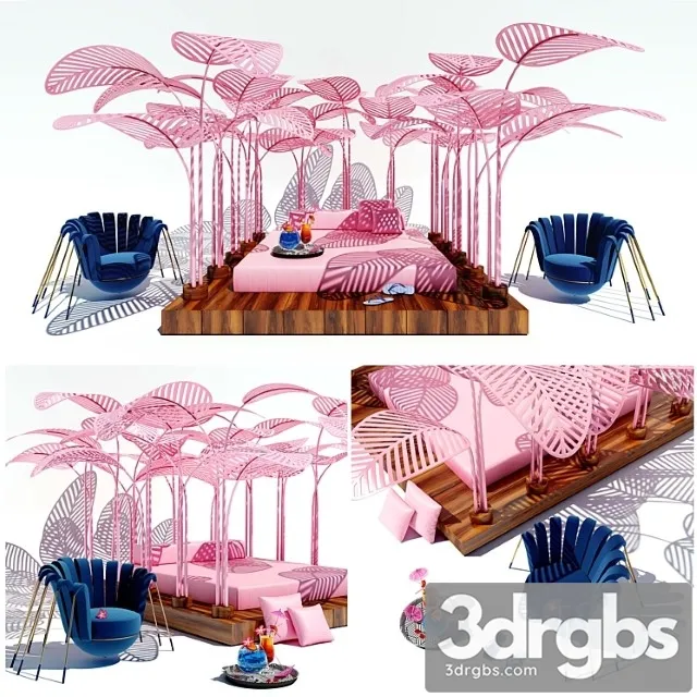 Le refuge flamingo pink by mark ange Le refuge flamingo pink by mark ange