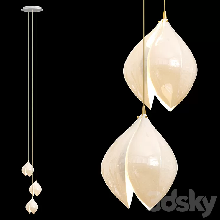 LEA MORE pendant by Lampatron 3D Model Free Download