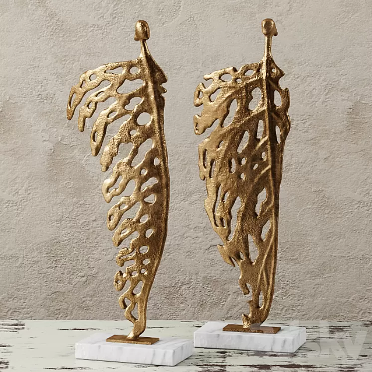 Leaf Imp She and He 3D Model Leaf Imp She and He 3D Model