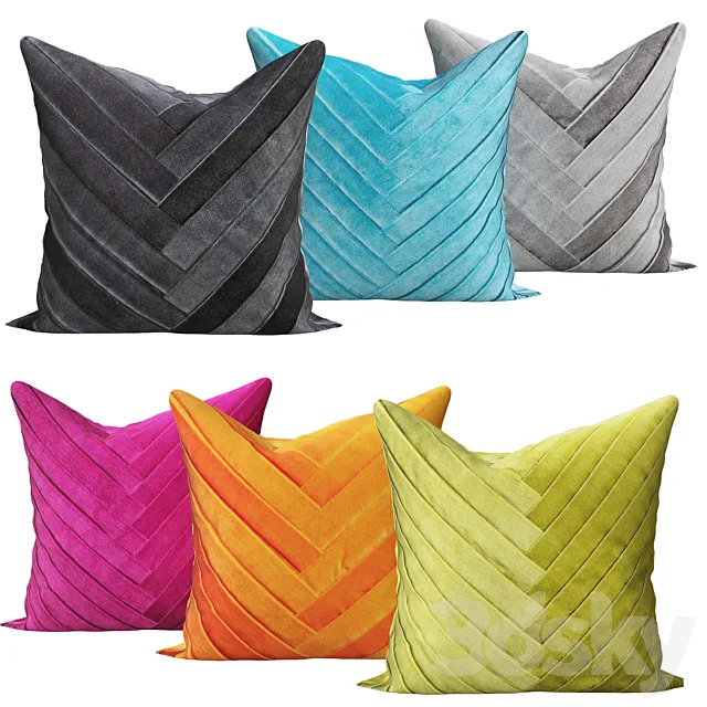 Leaflet pillow 3DModel Leaflet pillow 3DModel