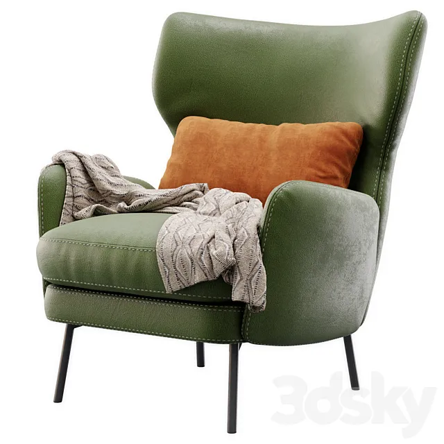 Leather Alex By Sits 3D Model Leather Alex By Sits 3D Model