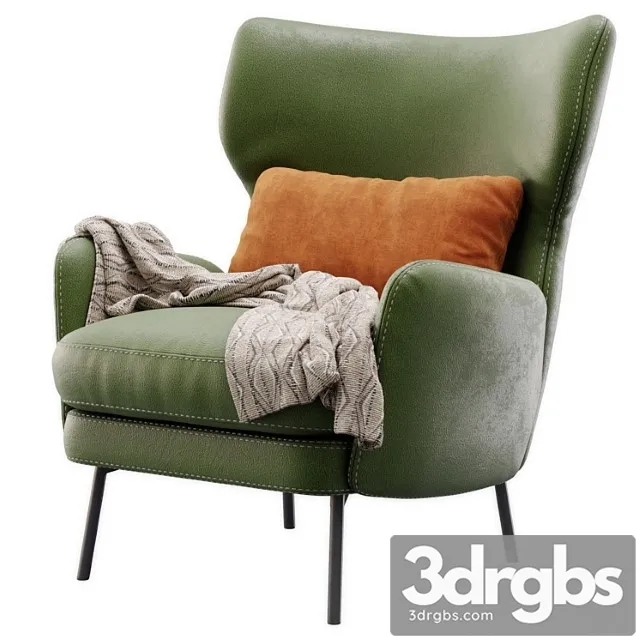 Leather Alex By Sits 3D Model Download