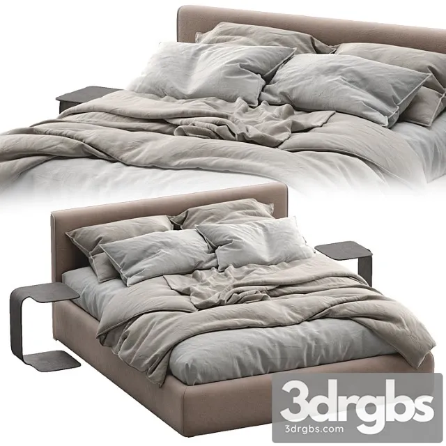 Leather bed tangram by vibieffe Leather bed tangram by vibieffe