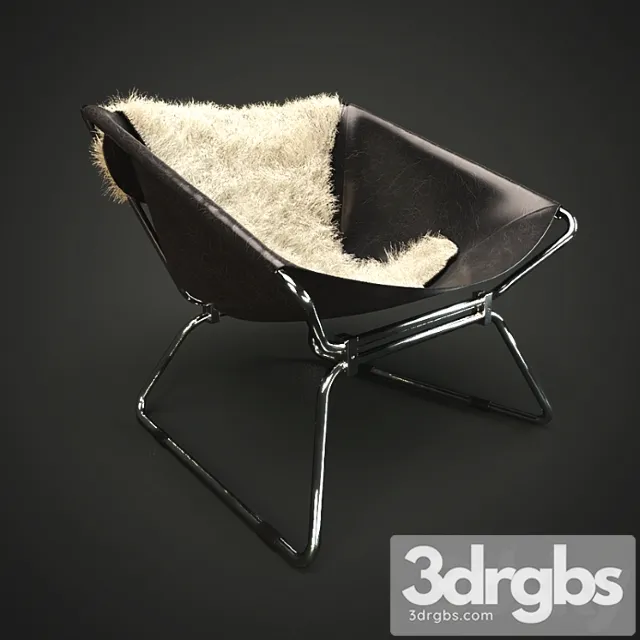 Leather Chair 23 3D Model Download
