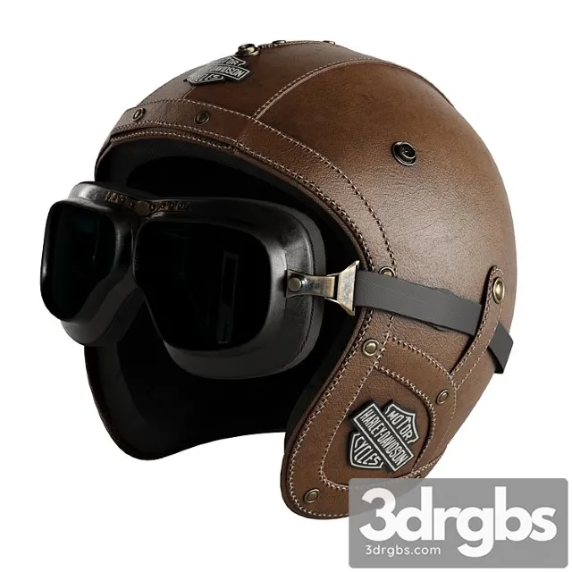 Leather moto helmet Leather moto helmet