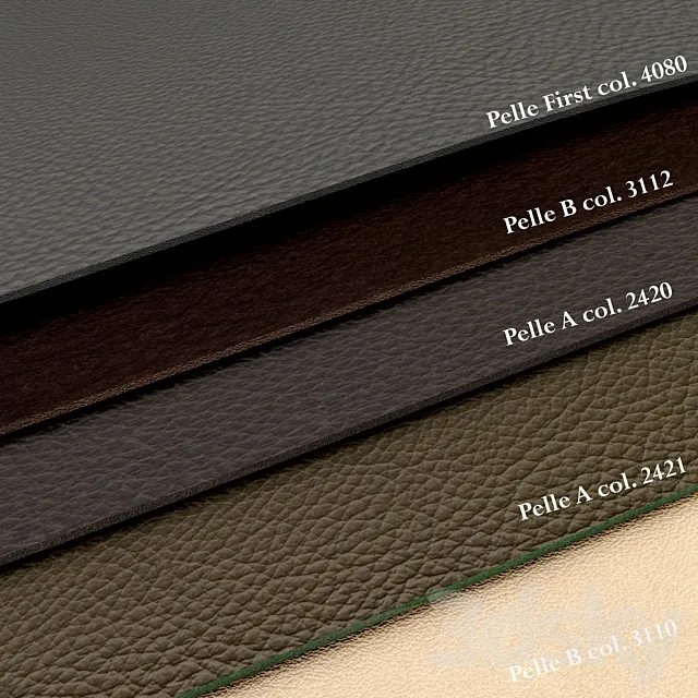 Leather pack 4 3D Model